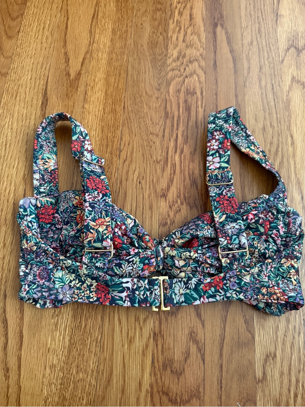 Montce swim Mara floral euro bikini top Small - Picture 5 of 5